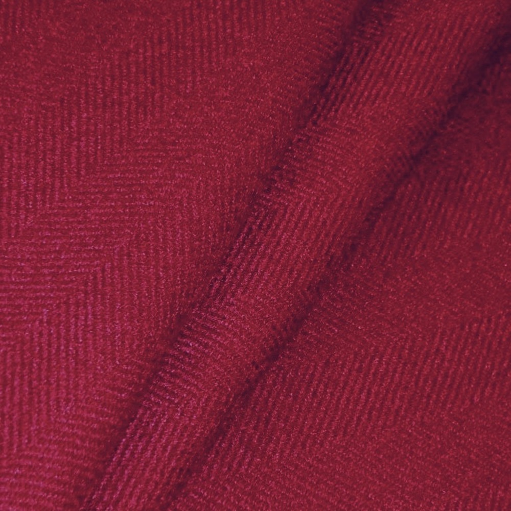 Railroaded Herringbone Carnation Upholstery Fabric